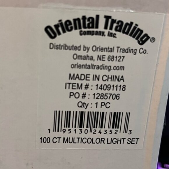 100 ct Multicolor Christmas Light Set - Picture 2 of 2